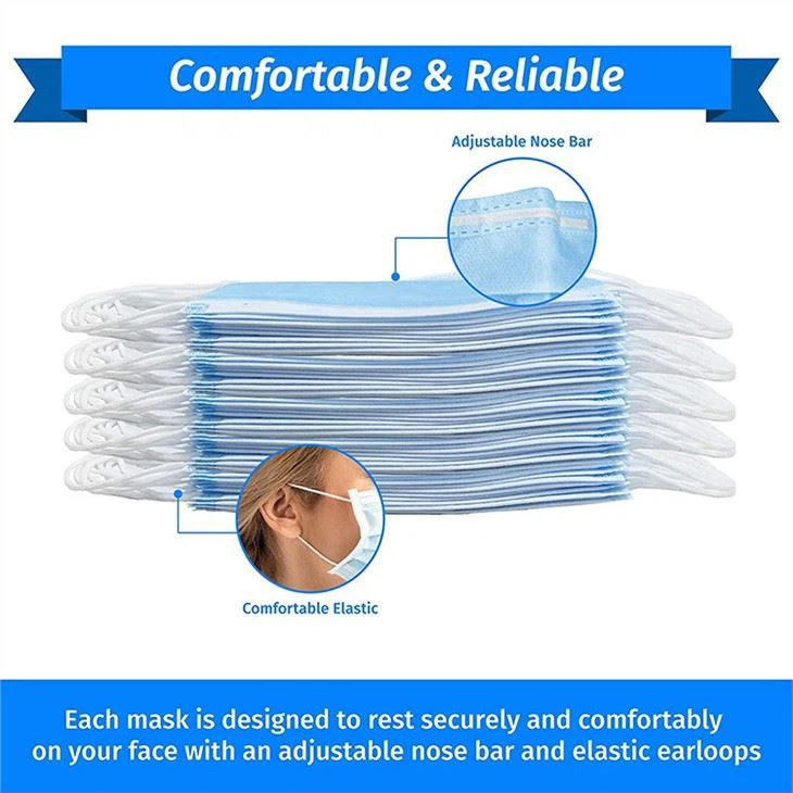 white disposable face mask