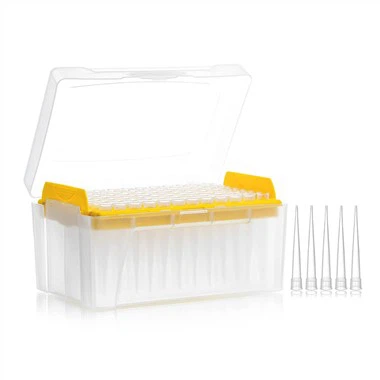 Rafta Filtre Olmadan Laboratuvar Tedarikçisi Plastik 200ul Pipet Uçları